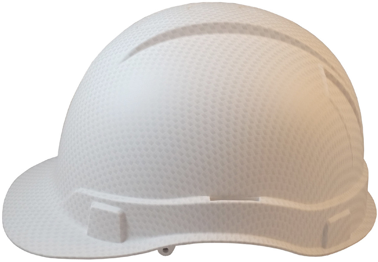 Pyramex Cap Style RIDGELINE Hard Hat Graphite Matte White Pattern - 6 Point Ratchet Suspensions