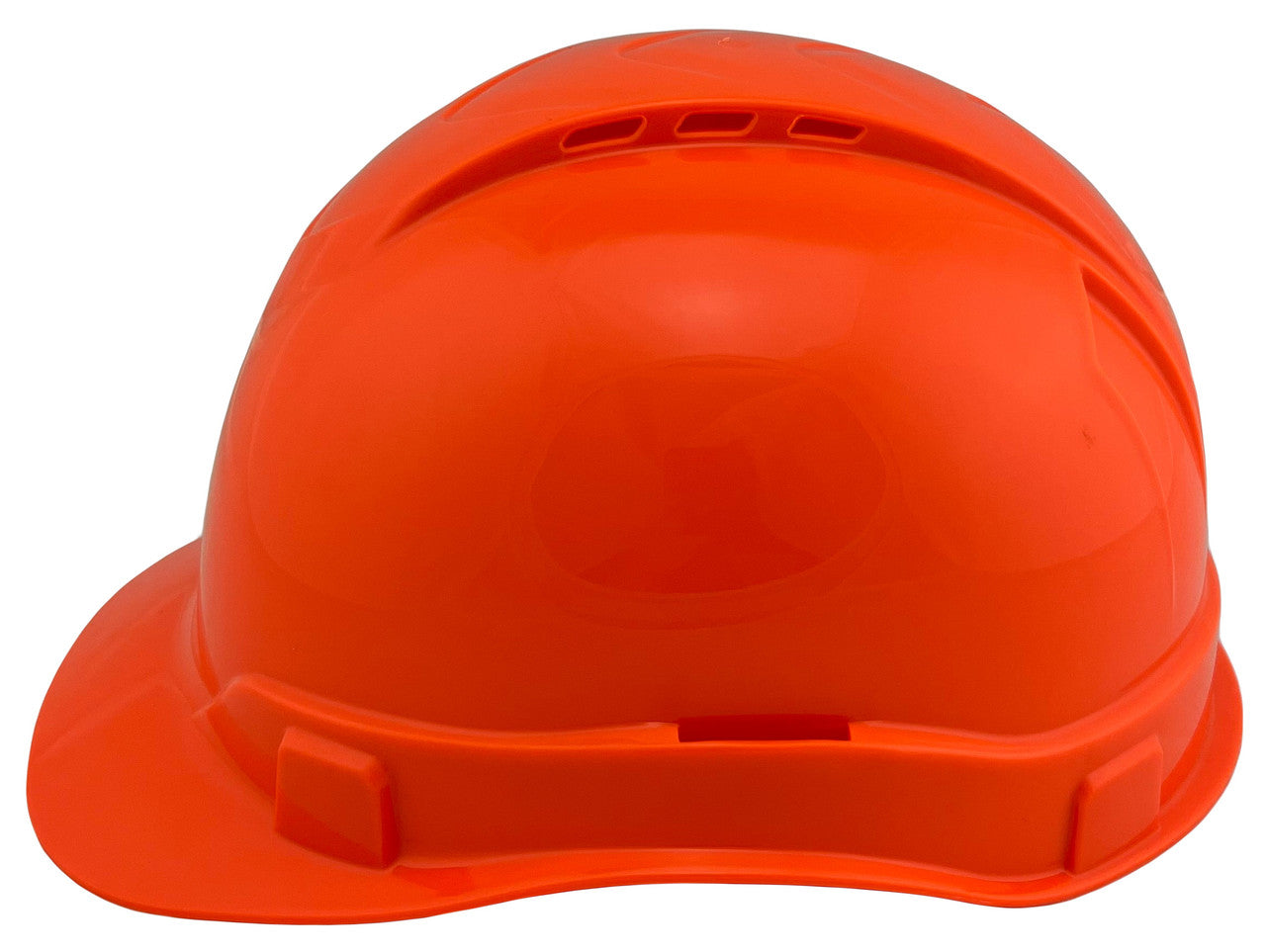 Pyramex Ridgeline Vented Hi-Viz Orange Cap Style Hard Hat - 6 Point Suspensions