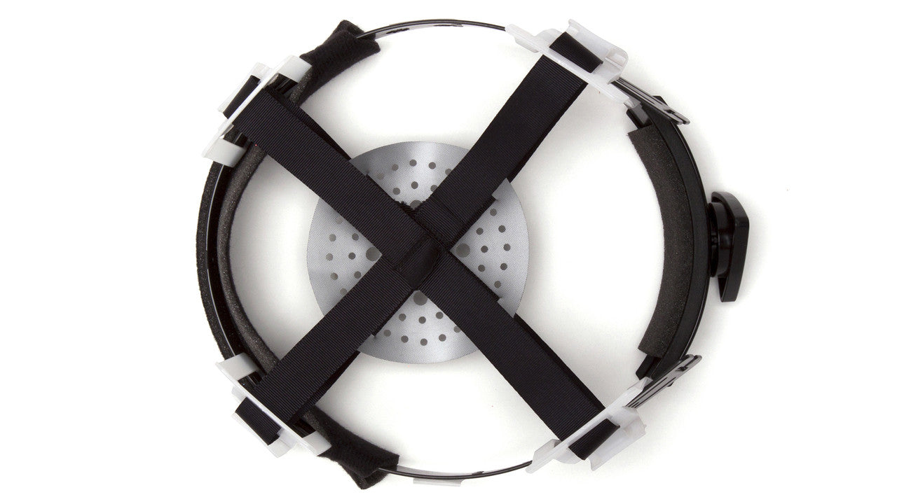 Pyramex Ridgeline Cap Style Hard Hats Gray - 6 Point Suspensions