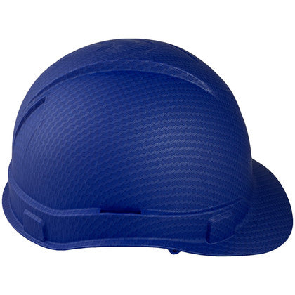 Pyramex Ridgeline Cap Style Hard Hat with Blue Graphite Pattern - 4 Point Suspensions