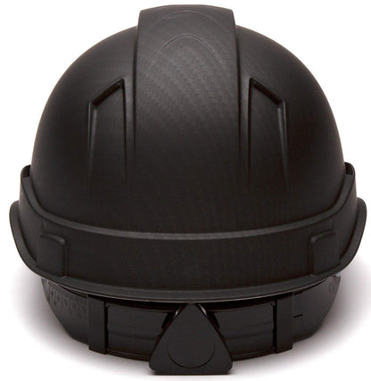 Pyramex Ridgeline Vented Cap Style Hard Hat with Black Graphite Pattern - 4 Point Suspensions