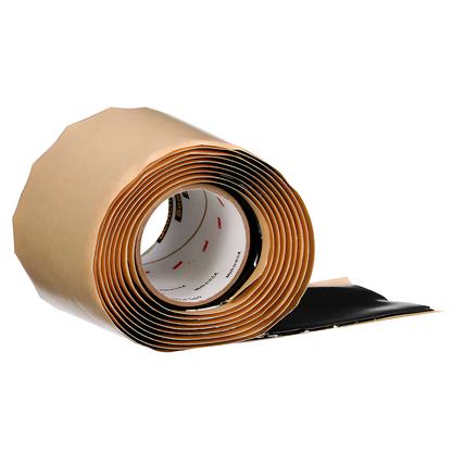 3M Mastic Tape, 60 mil, 2" x 6 ft., Black