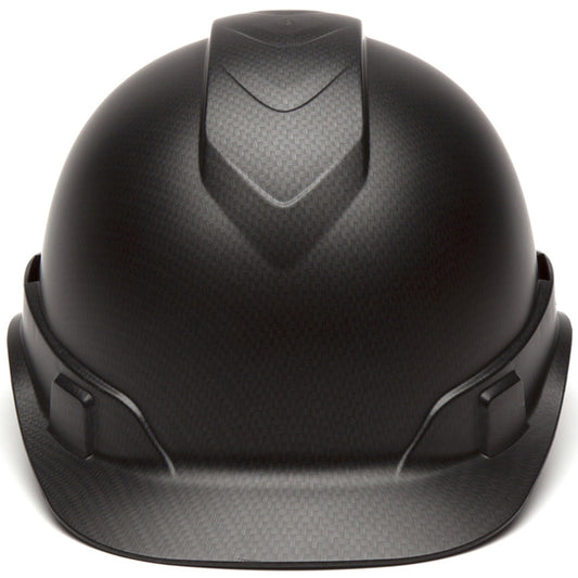 Pyramex Ridgeline Cap Style Hard Hat with Black Graphite Pattern - 4 Point Suspensions