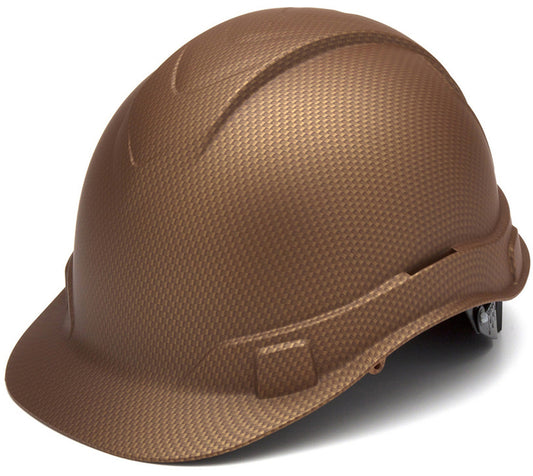 Pyramex Ridgeline Cap Style Hard Hat with Copper Graphite Pattern - 4 Point Suspensions