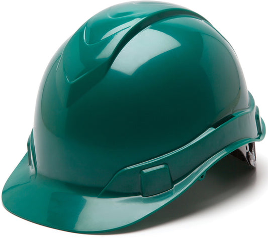 Pyramex Ridgeline Cap Style Hard Hats Green - 4 Point Suspension