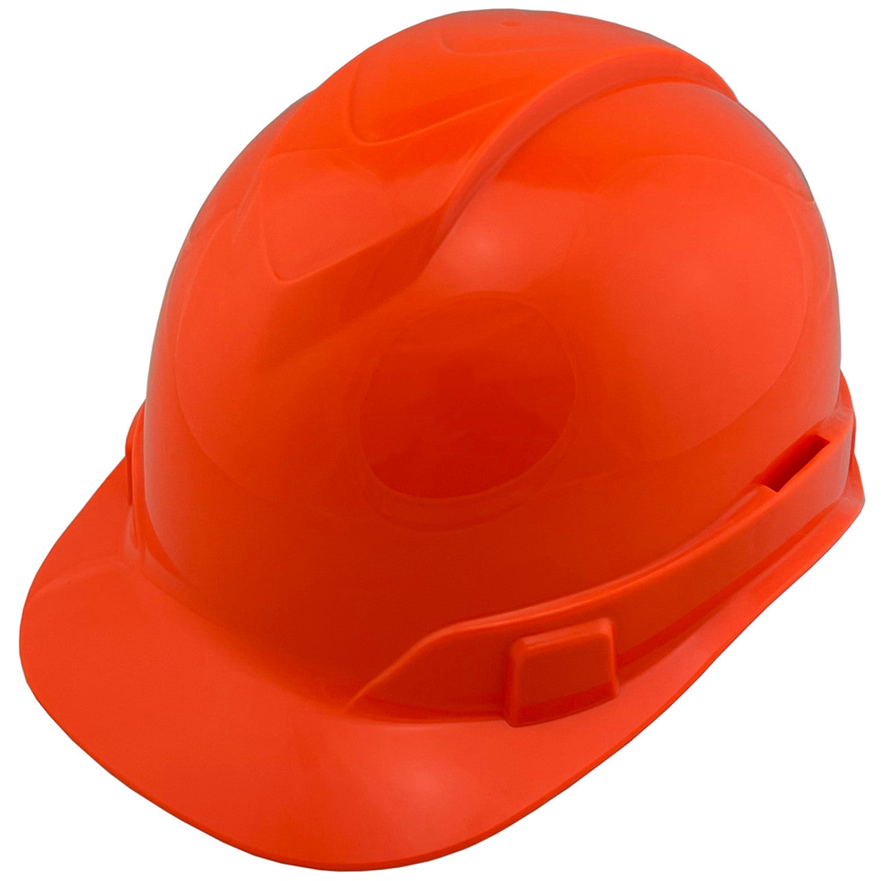 Pyramex Ridgeline Cap Style Hard Hats Hi Viz Orange - 4 Point Suspension