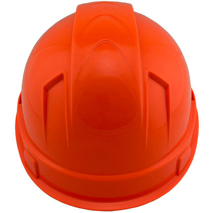 Pyramex Ridgeline Cap Style Hard Hats Hi Viz Orange - 4 Point Suspension