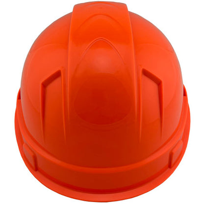 Pyramex Ridgeline Cap Style Hard Hats Hi Viz Orange - 4 Point Suspension