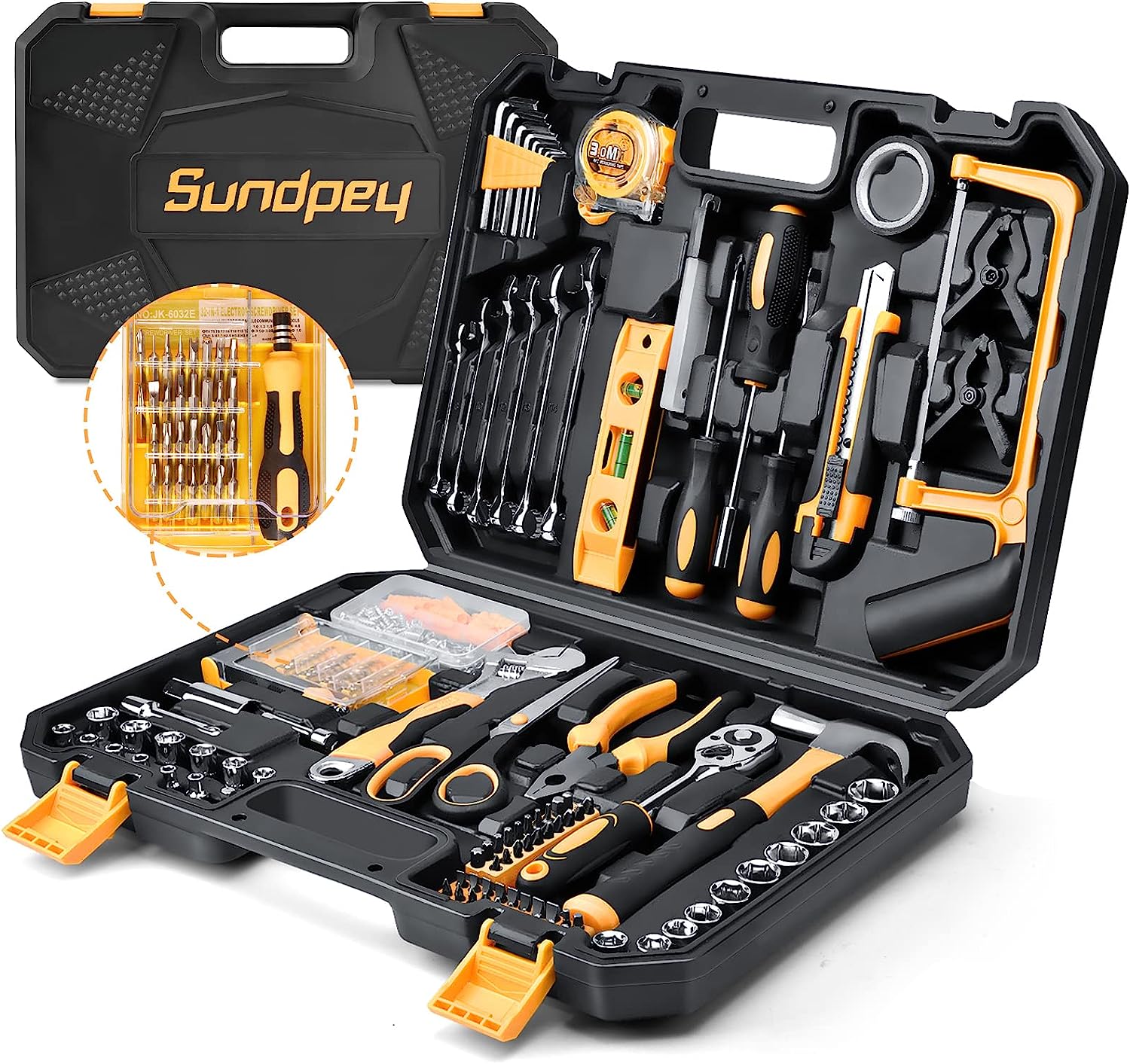 Sundpey Household Tool Kit 257-PCs - Home Auto Repair Tool Set